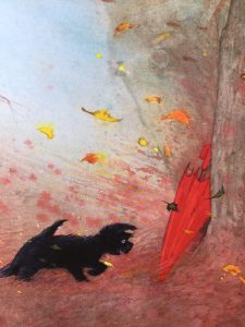 L'ombrello rosso