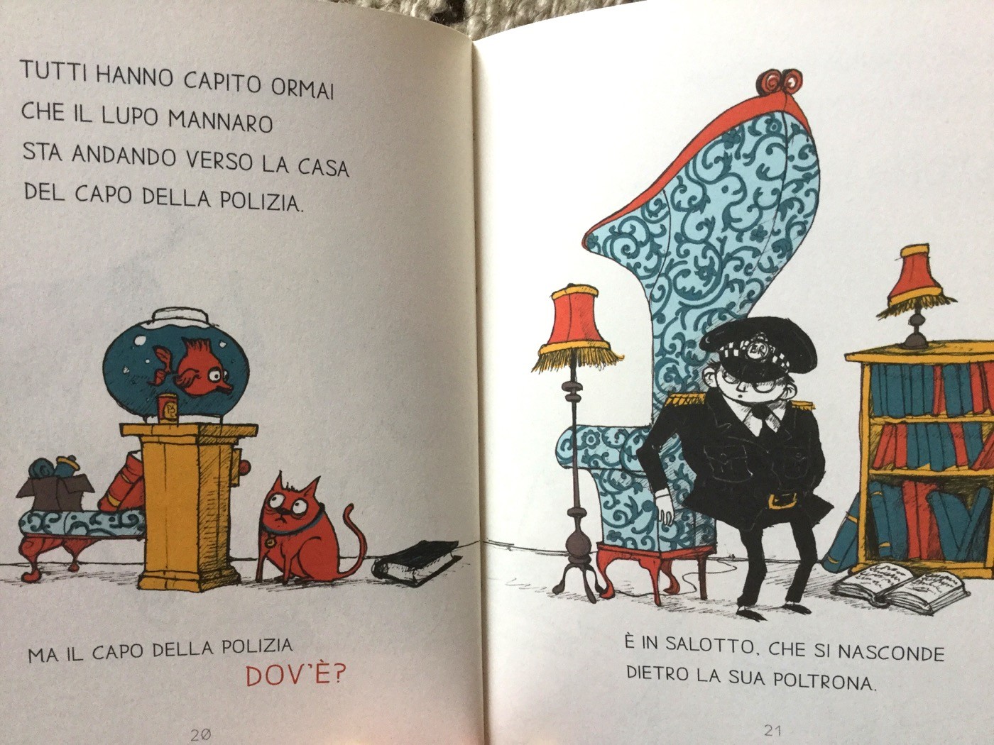 L'uomo lupo in città, Michael Rosen, Sinnos